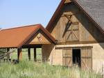 Barn Siding / This barn is sided with coverboard barnwood